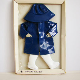 SASHA imperméable bleu complet avec bottes