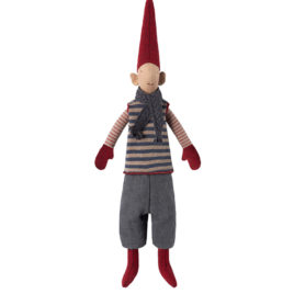 lutin maileg garçon pull rayé menthe