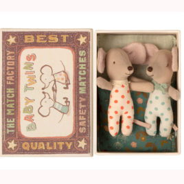 Bébés Jumeaux Maileg SOURIS avec boîte – S. 8 cm