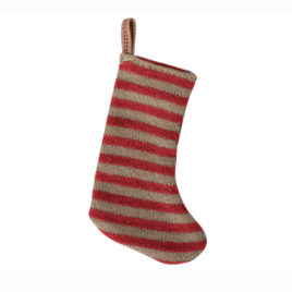 Mini Chaussette de Noël Maileg Rouge – Haut 8 cm