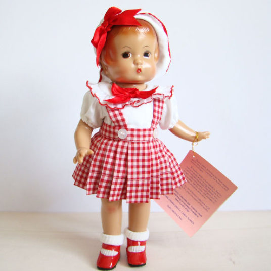 Poupon Américain Vintage Années 1960 - 52 Cm Cheveux Moulés