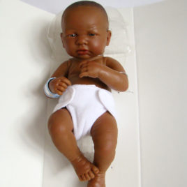 bébé noir Poupée BERENGUER 36 cm garçon