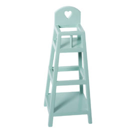 chaise haute bébé MAILEG bleue