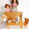 mobilier 1960 poupées avec poupées 29 cm 33 cm et 48 cm