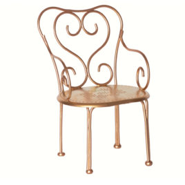 Chaise Maileg Vintage – Chaise de café Gold