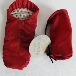 maileg sac de couchage rouge petit