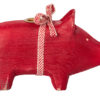 cochon maileg bougeoir rouge small