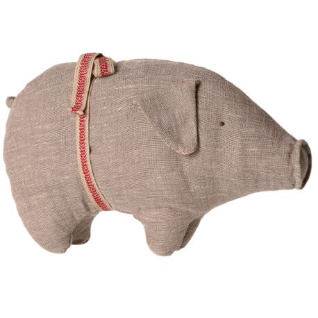cochon maileg gris small