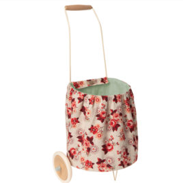 Caddie Maileg CHARIOT à roulettes Rose – Haut 56 cm