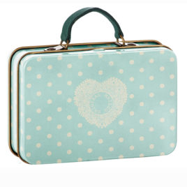 VALISE Maileg Menthe à pois – métal 11 x 7,5 cm