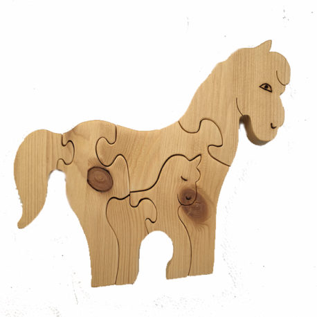 puzzle cheval et son poulain