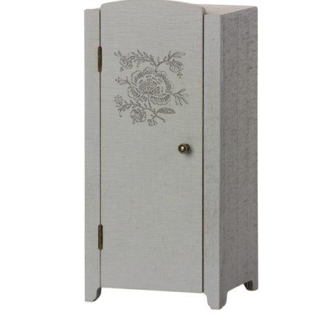 miniature closet maileg grey mint 11-1009-00 armoire bois grise menthe