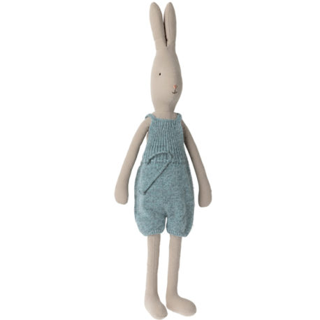 rabbit maileg taille 4 salopette tricotée 16-2422-01 knitted overalls rabbit