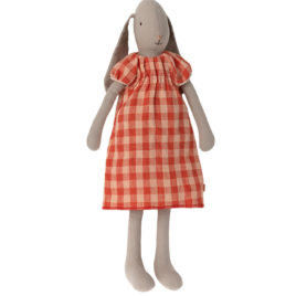 Bunny Maileg taille 3 robe à carreaux – LAPIN 42 cm