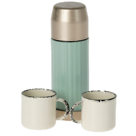 thermos avec tasses menthe maileg thermos and cups 11-2114-00 – Copie