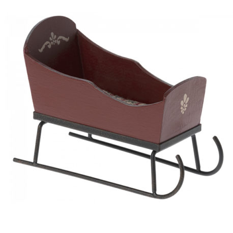 luge rouge maileg pour souris 11-2009-00