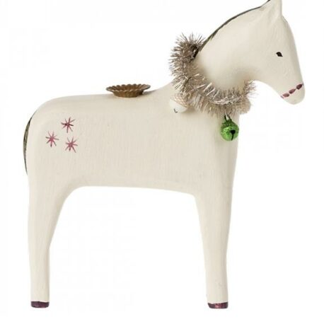 bougeoir cheval maileg small 14-2803-00 wooden horse maileg