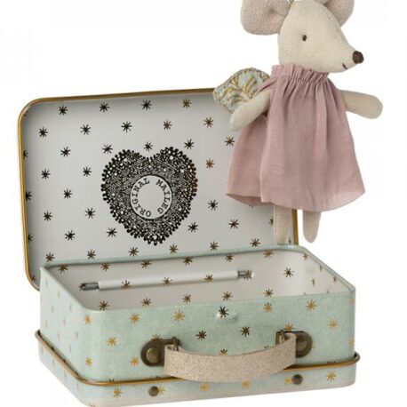 valise avec souris ange maileg angel mouse in suitcase 17-2700-00