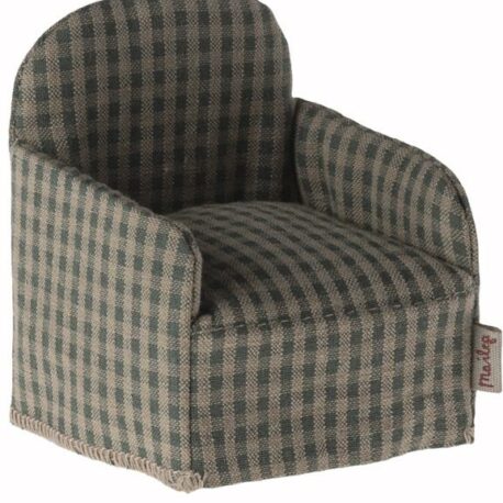 fauteuil maileg 11-4413-02 vichy vert