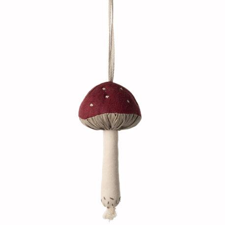 mushroom ornament maileg champignon décoratif rouge 14-4553-00